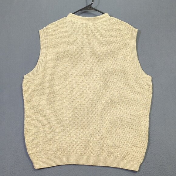 Peconic Bay Traders VTG Sweater Vest Men's XL Brown V Neck Pullover NWT - Picture 8 of 10